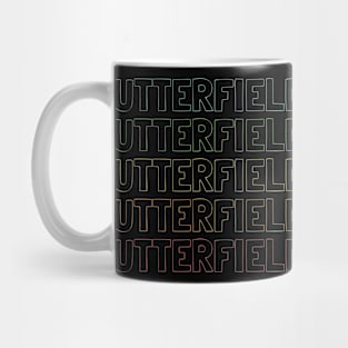 Butterfield Name Pattern Mug